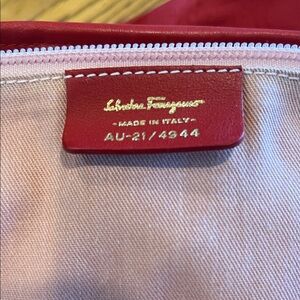 Salvatore Ferragamo Red tote bag